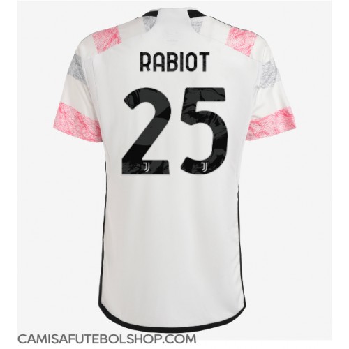 Camisa de time de futebol Juventus Adrien Rabiot #25 Replicas 2º Equipamento 2023-24 Manga Curta